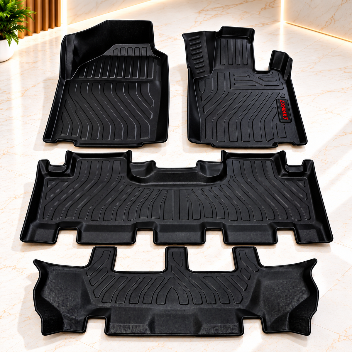 TPE Floor Mats for Oshan X7 – Anti-Slip, Waterproof & Easy to Clean - Car Matts Interior