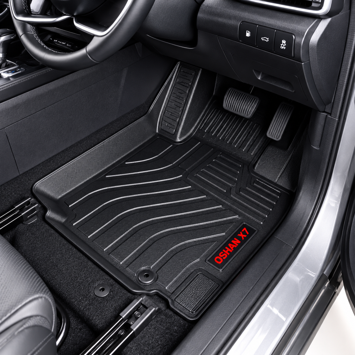 TPE Floor Mats for Oshan X7 – Anti-Slip, Waterproof & Easy to Clean - Car Matts Interior