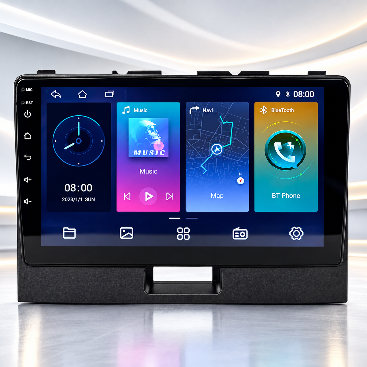 Sukuki Wagon R 2014-2025 Android Lcd Frame With Wiring