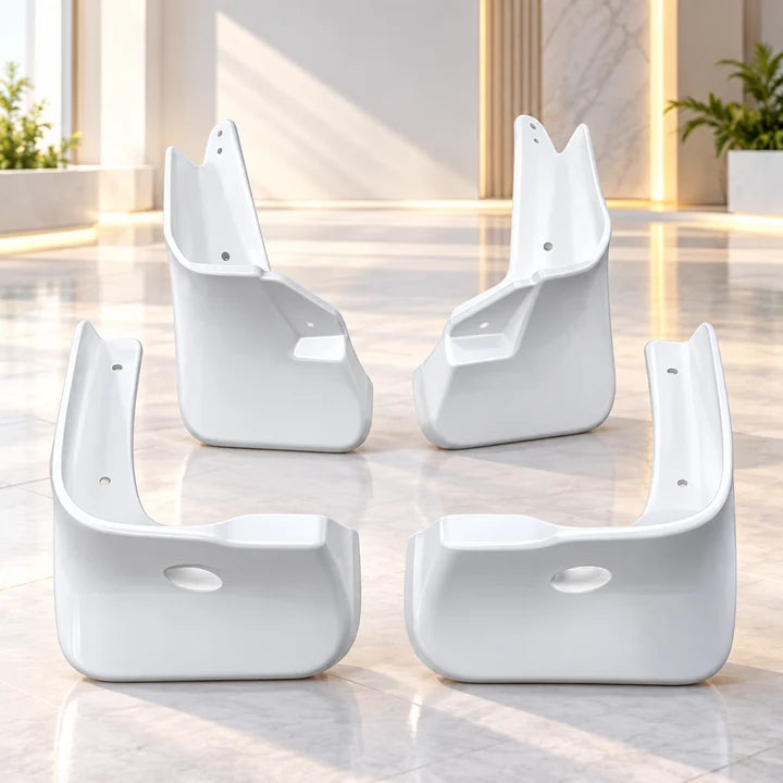 Toyota Yaris 2025-2026 White Mud Flaps