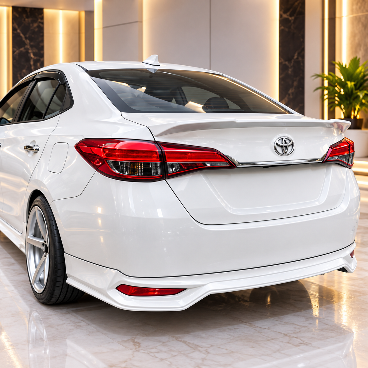 Toyota Yaris 2018-2024 Trunk Spoiler ABS PLastic