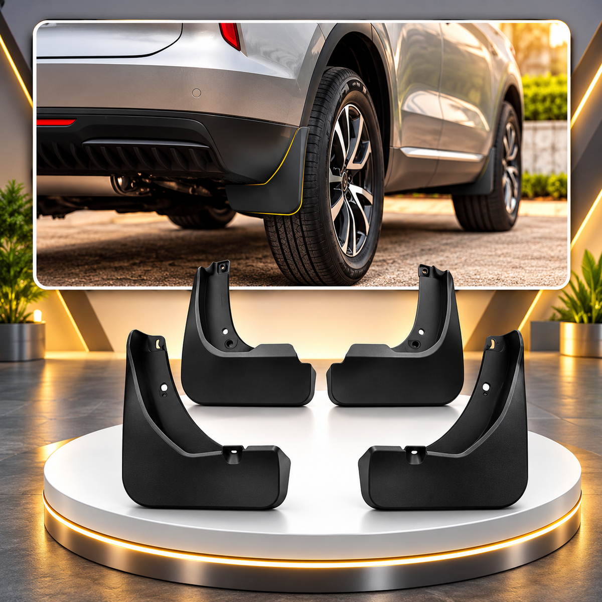 Haval H6 4pcs Black Mud Flaps