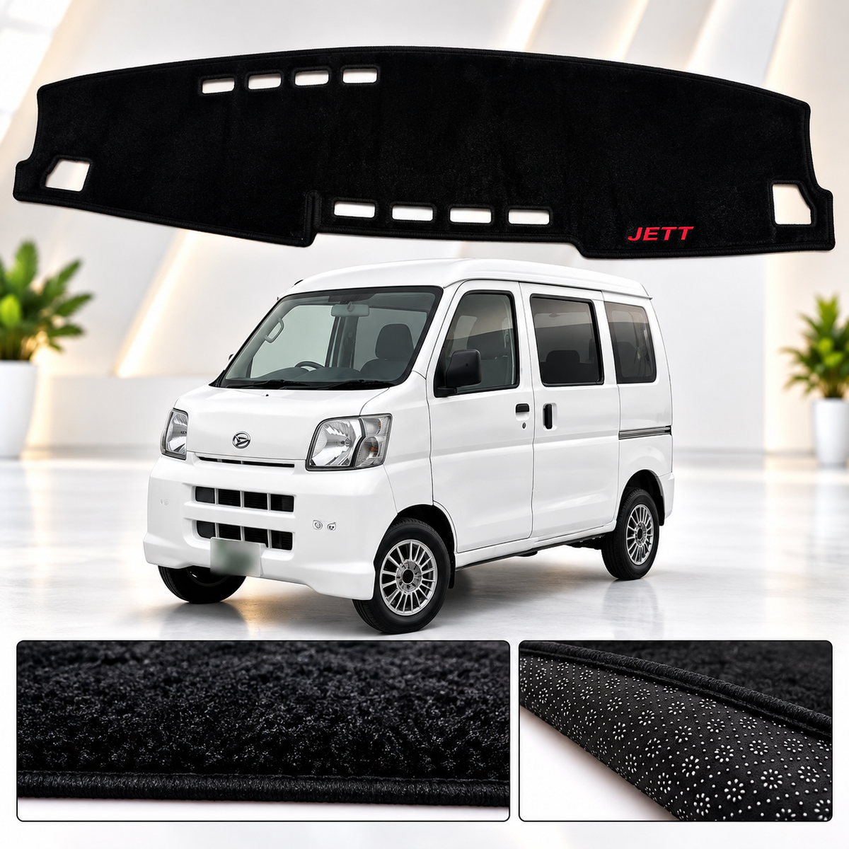 Hijet 2012 Dashboard Mat Velvet Non-Slip Dash Cover – Custom Fit Sun Protection