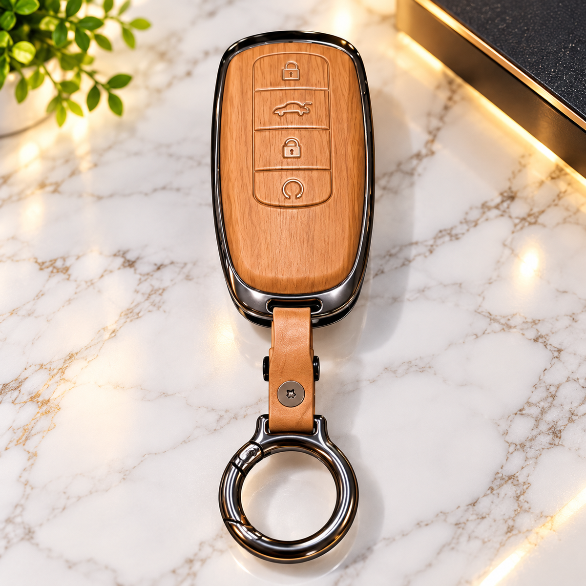 Jaecoo J7 Metal Leather Key Cover/Key Case/Remote Cover