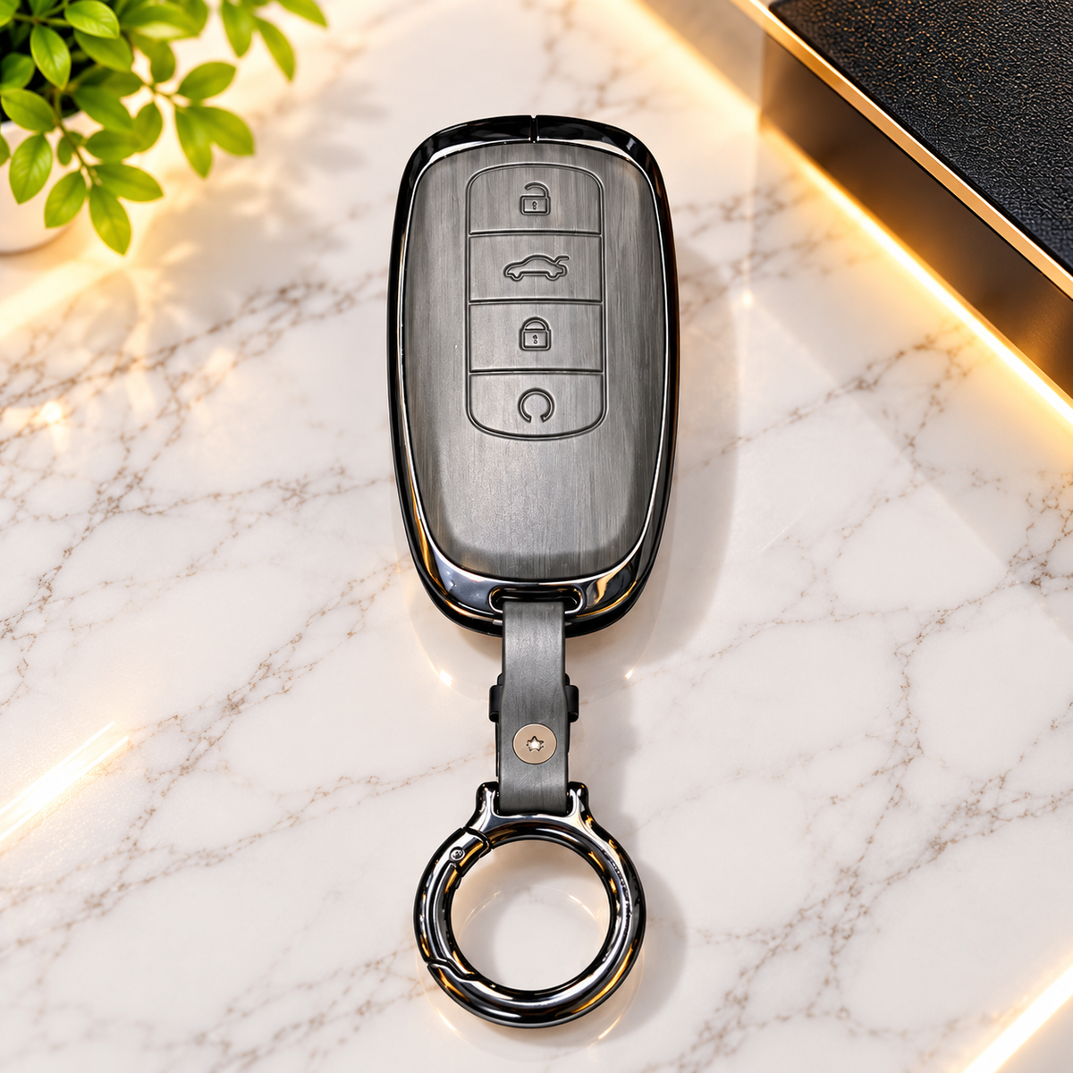 Jaecoo J7 Metal Leather Key Cover/Key Case/Remote Cover