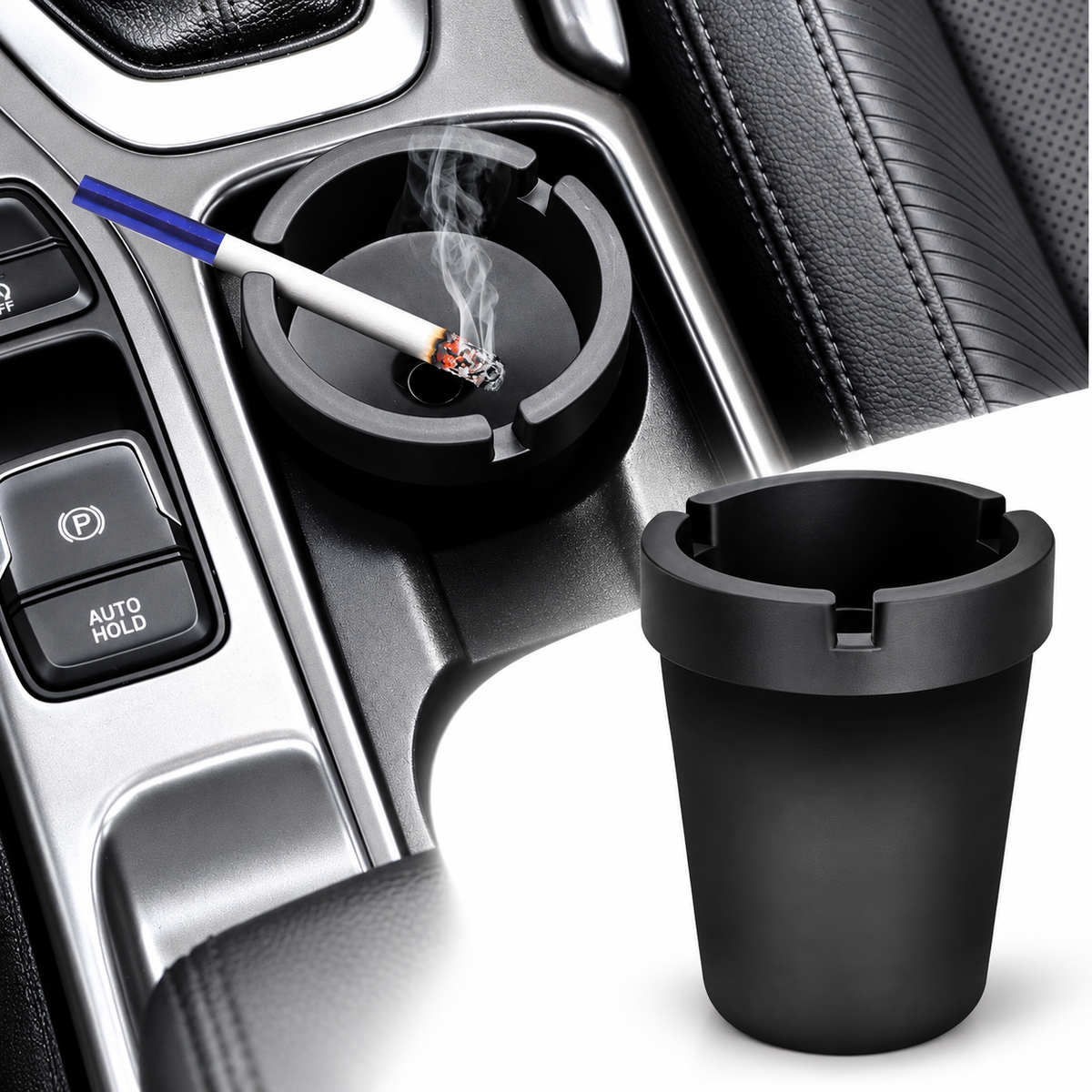 CIGARETTE ASHTRAY CUP HOLDER CAR.