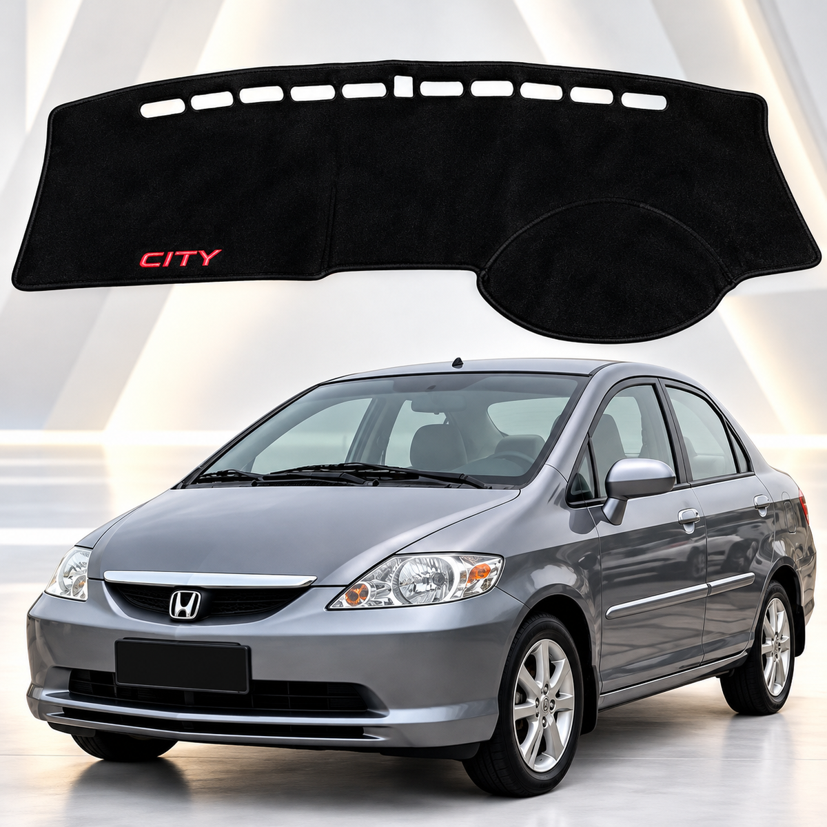 Honda City 2003-2008 Dashboard Mat Velvet Non-Slip Dash Cover – Custom Fit Sun Protection