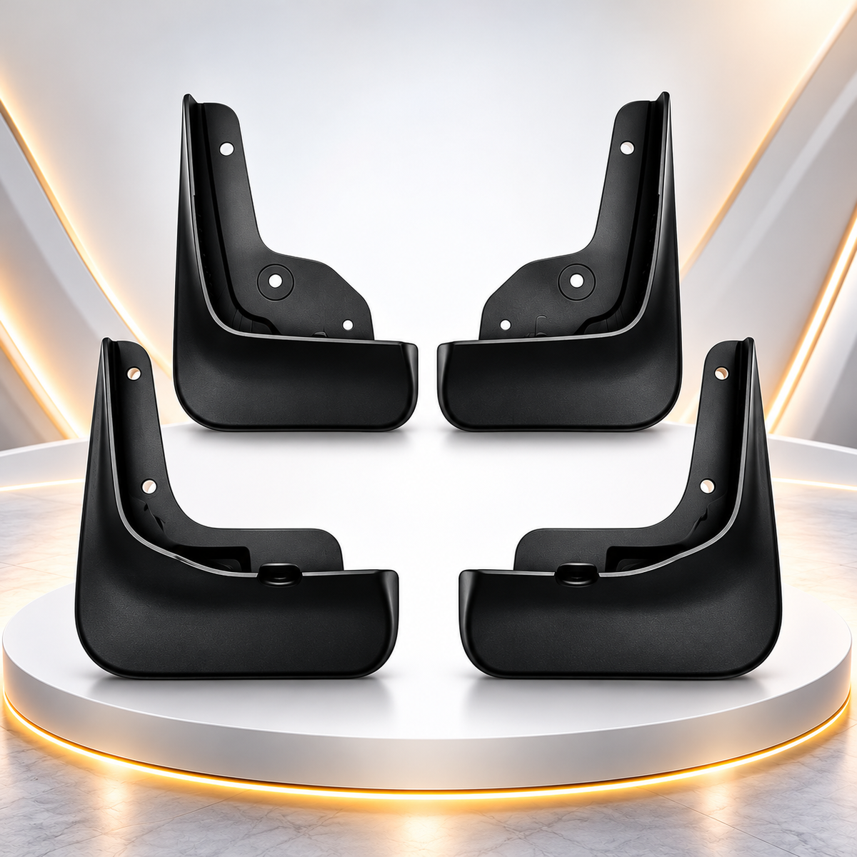 Hyundai Tucson 4pcs Black Mud Flaps