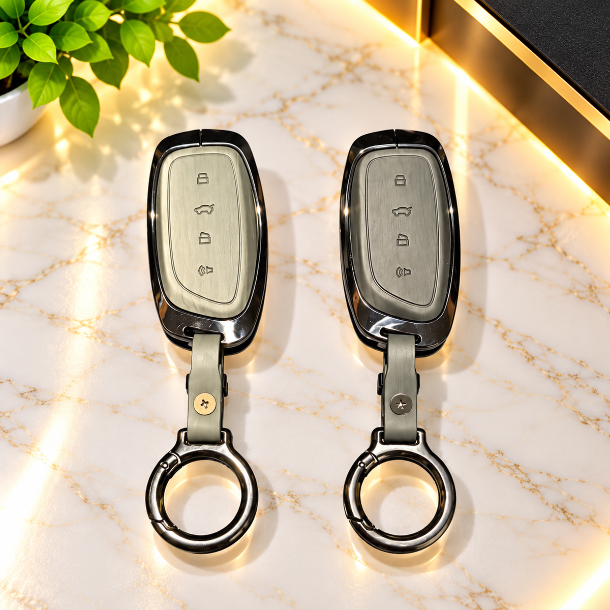 Haval 2025-2026 Metal Leather Key Cover/Key Case/Remote Cover