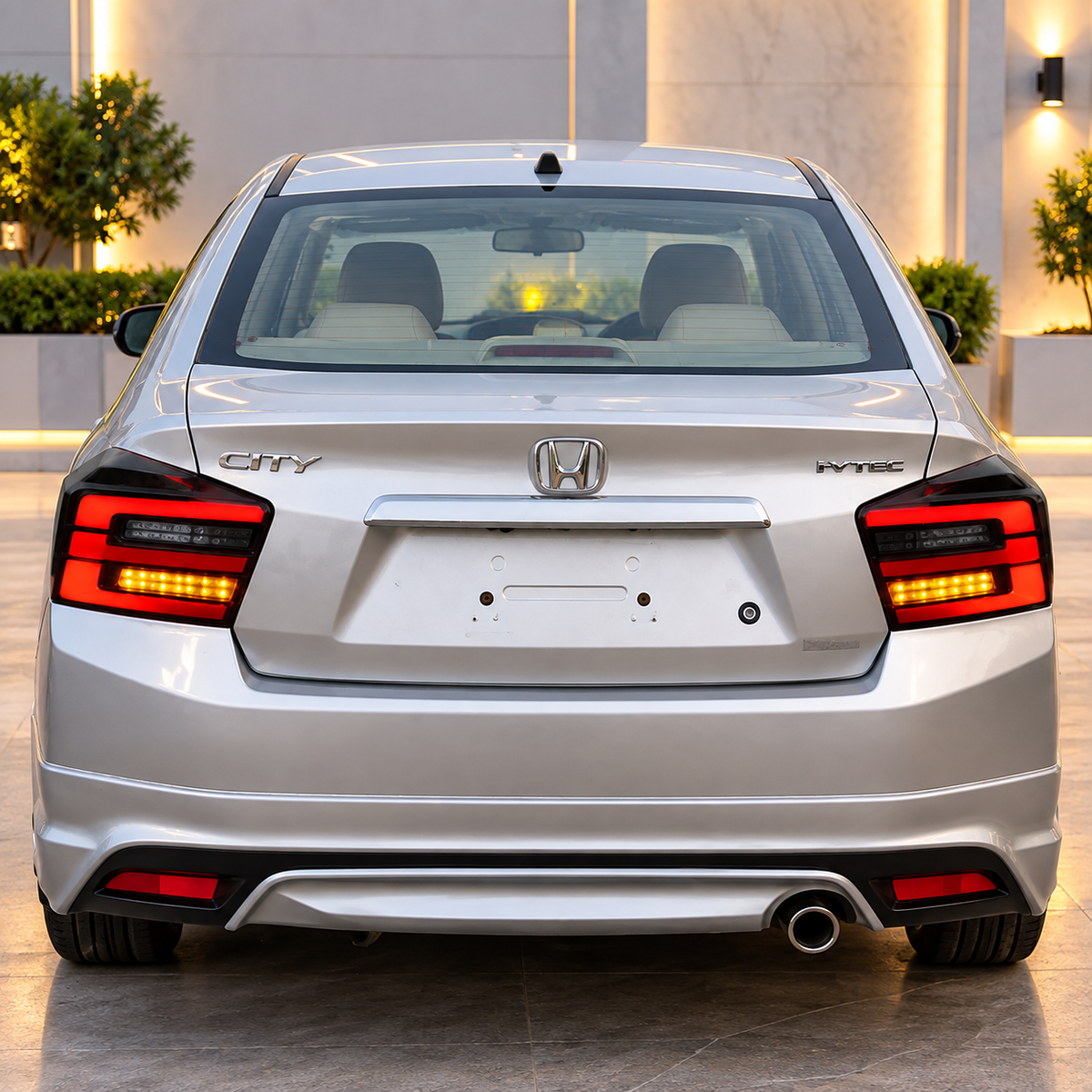 Honda City 2015-2020 Lava Style Tail Lamps V3 Rear Lamps - Back Lights