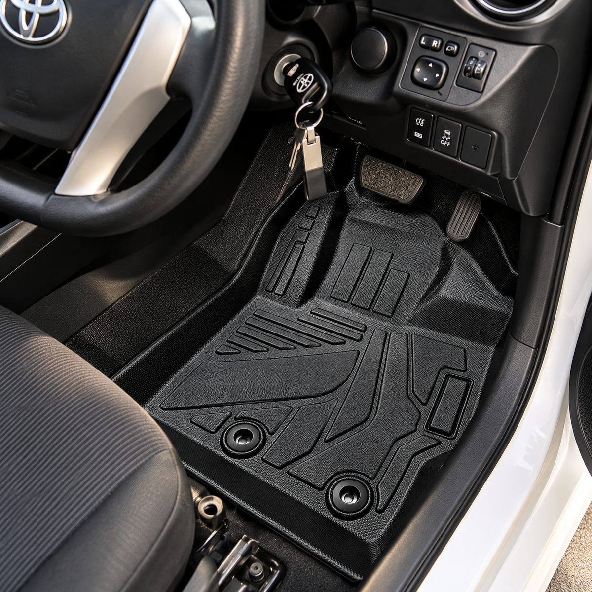TPE Floor Mats for Toyota Aqva – Anti-Slip, Waterproof & Easy to Clean*