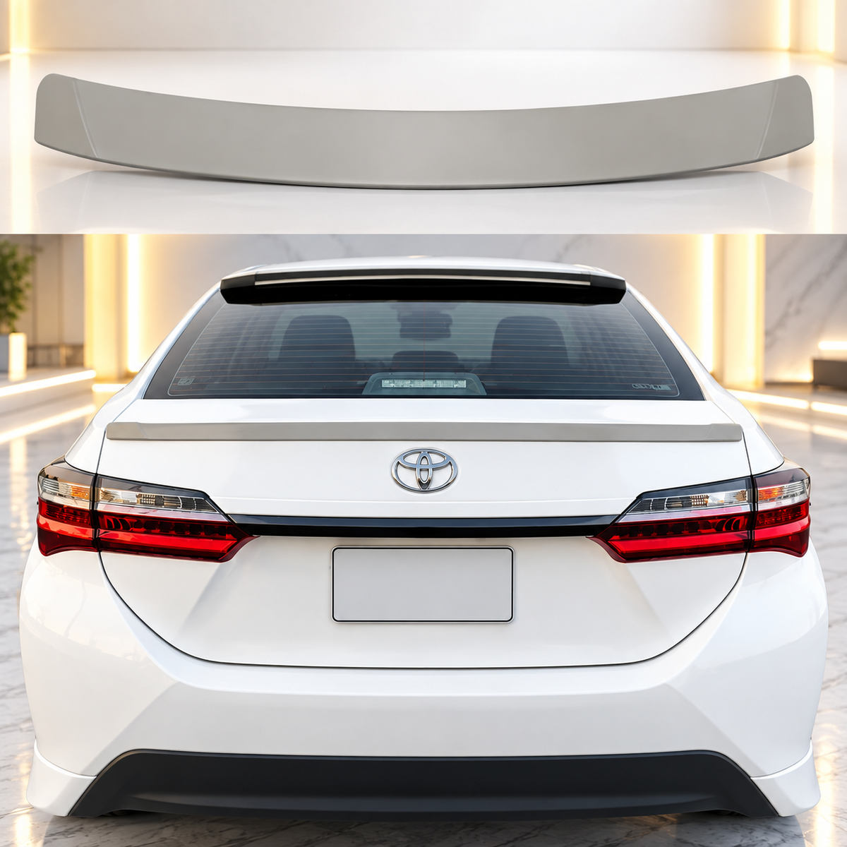 Toyota Corolla 2015-2017 Roof Spoiler ABS Plastic
