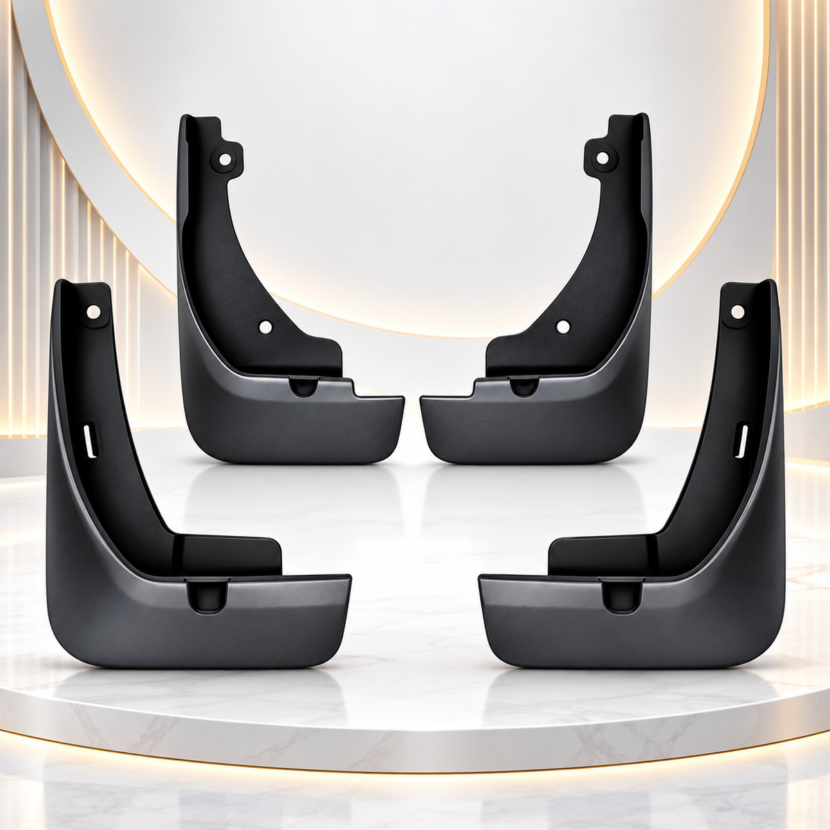 Toyota Corolla Cross 4pcs Black Mud Flaps