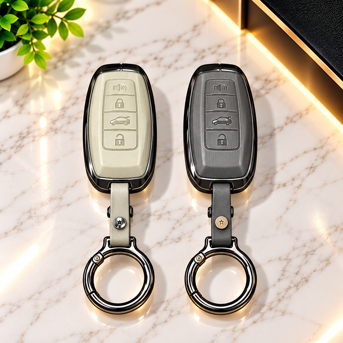 Haval 2022 Metal Leather Key Cover/Key Case/Remote Cover
