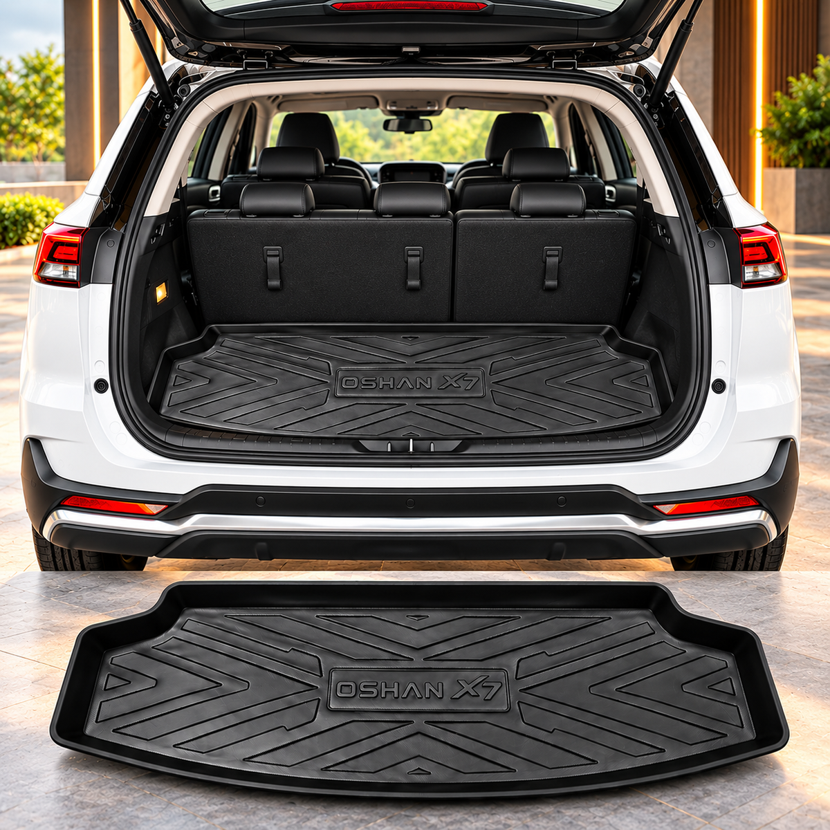 Oshan X7 7 Seater Trunk Matt - Diggi Matt