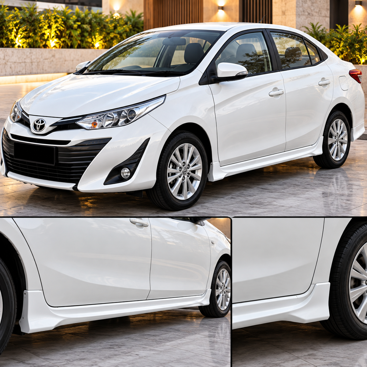 Toyota Yaris 2018-2024 OEM Style Body Kit ABS Plastic