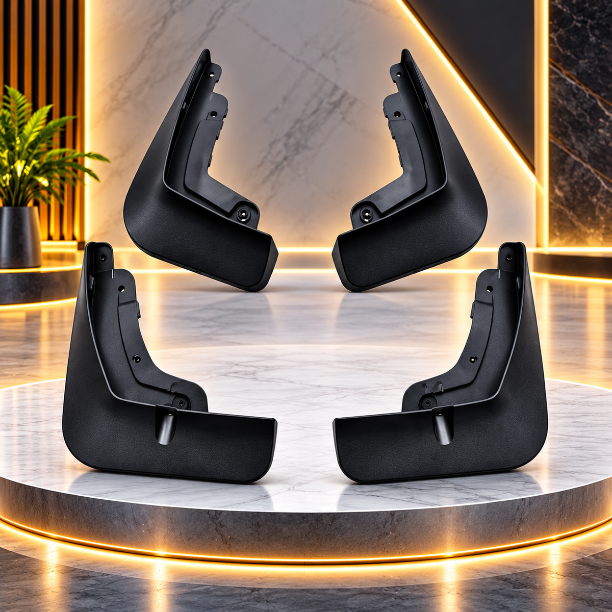 Chery Tiggo 8 Pro 4pcs Black Mud Flaps