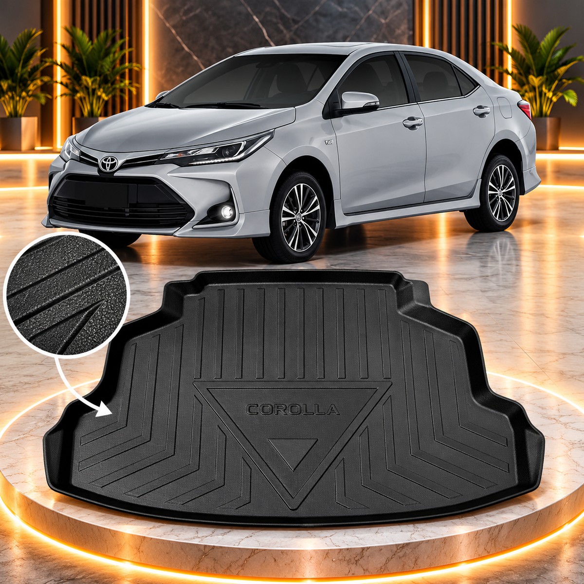 Toyota Corolla 2021-2026 Trunk Matt - Diggi Matt