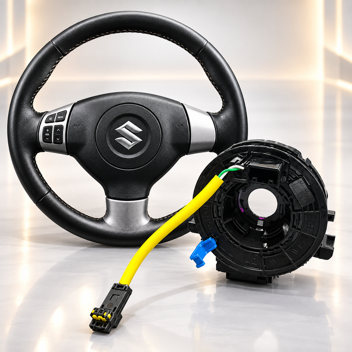 Suzuki Wagon R Multimedia Steering With Reel - Multimedia Steering Buttons Wagon R - Cultus - Alto - Swift