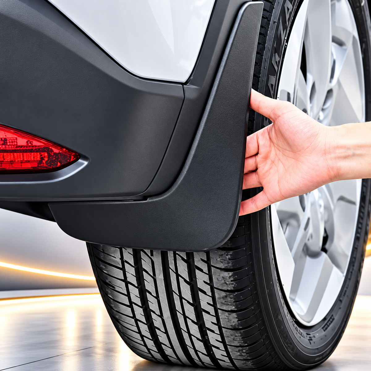 Glory 580 Pro 2pcs Black Mud Flaps