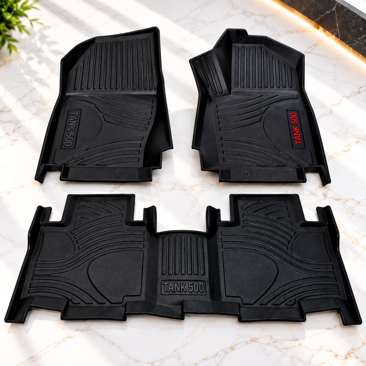 TPE Floor Mats for Tank 500 – Anti-Slip, Waterproof & Easy to Clean - Car Matts Interior