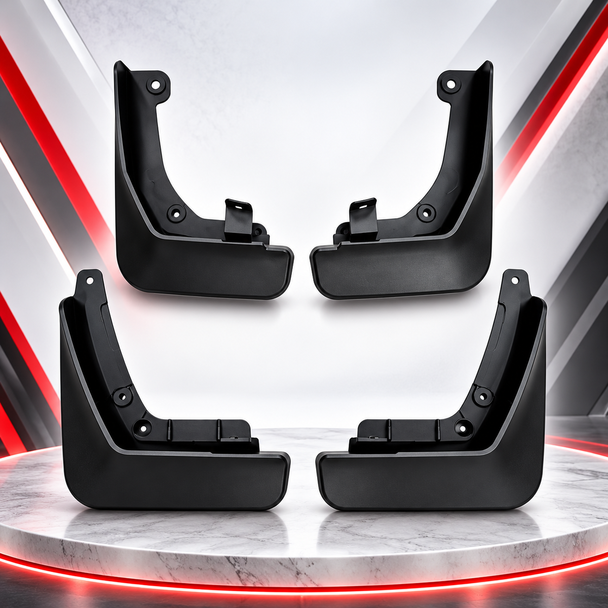 Oshan X7 4pcs Black Mud Flaps