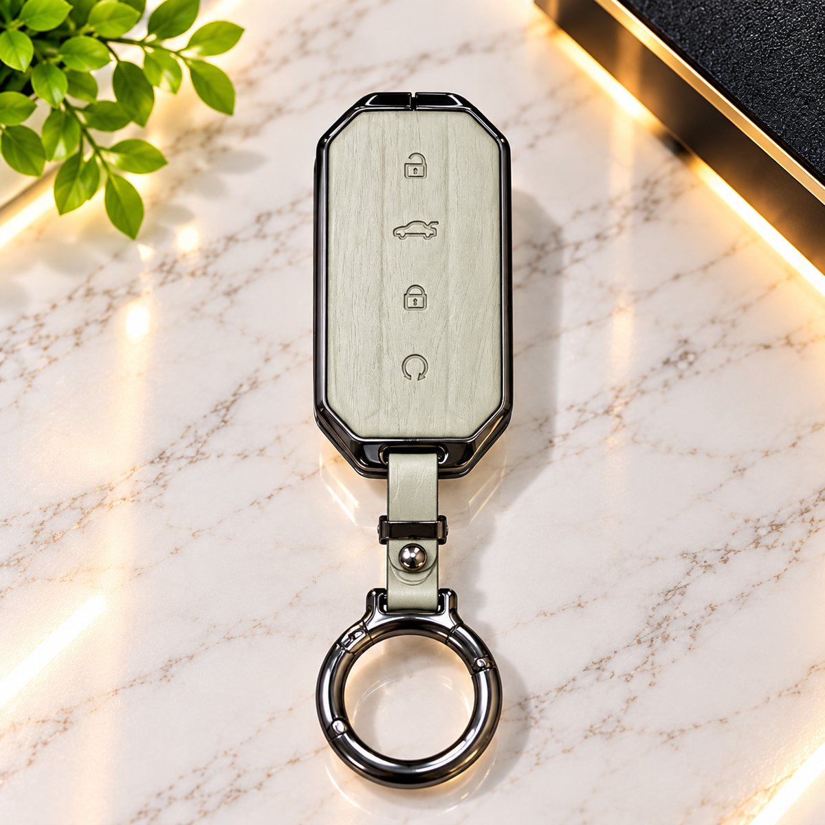Jaecoo J5 Metal Leather Key Cover/Key Case/Remote Cover