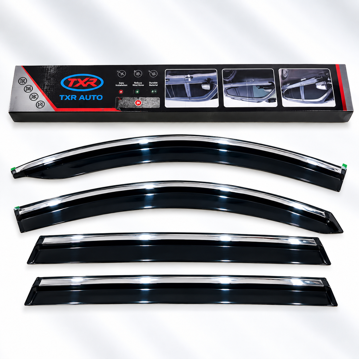 Glory 580 Pro TXR Air Press Sun Visor With Chrome