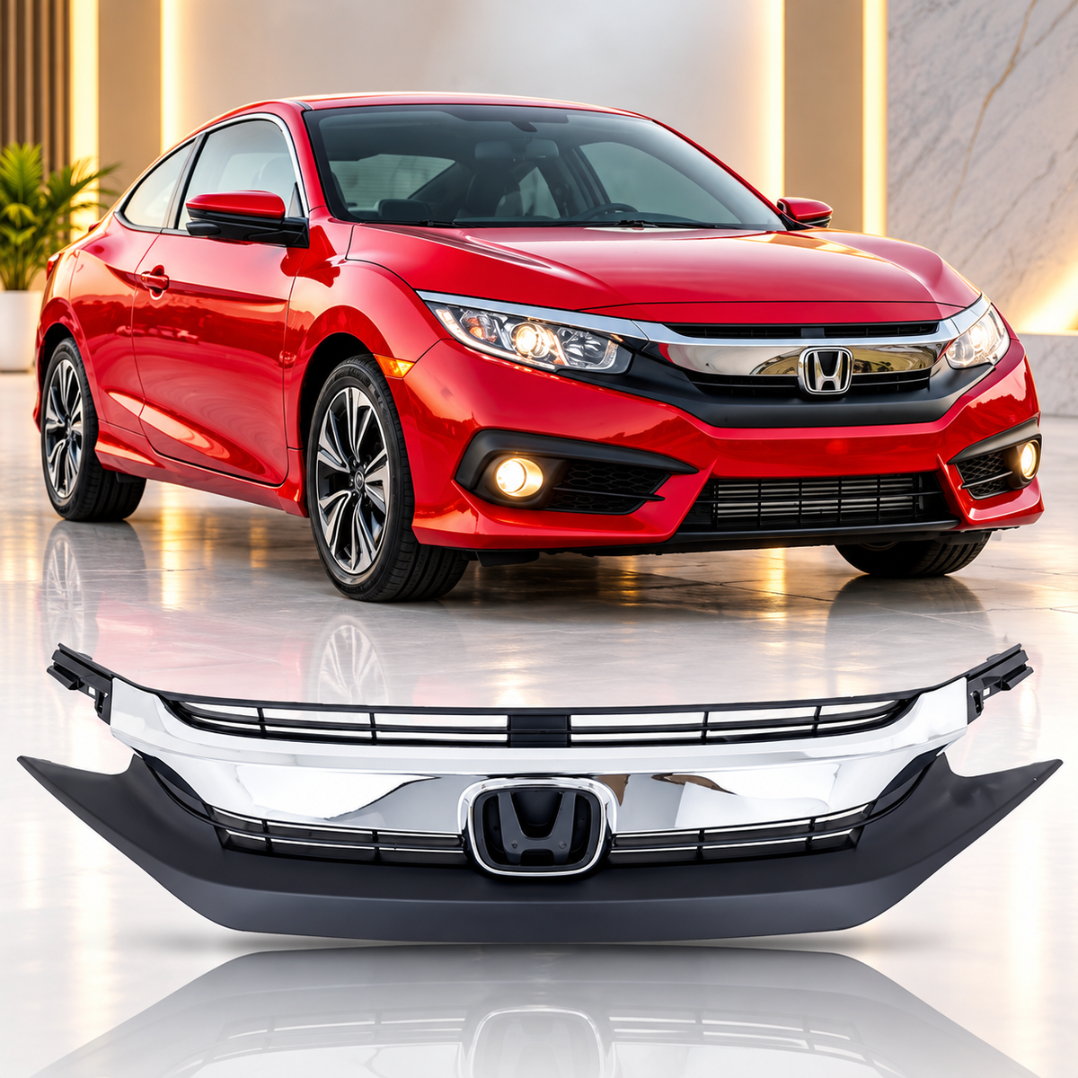 Honda Civic X 2016-2021 GN Style Front Grill