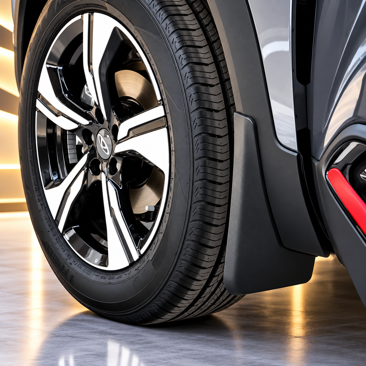 Chery Tiggo 4 Pro 4pcs Black Mud Flaps
