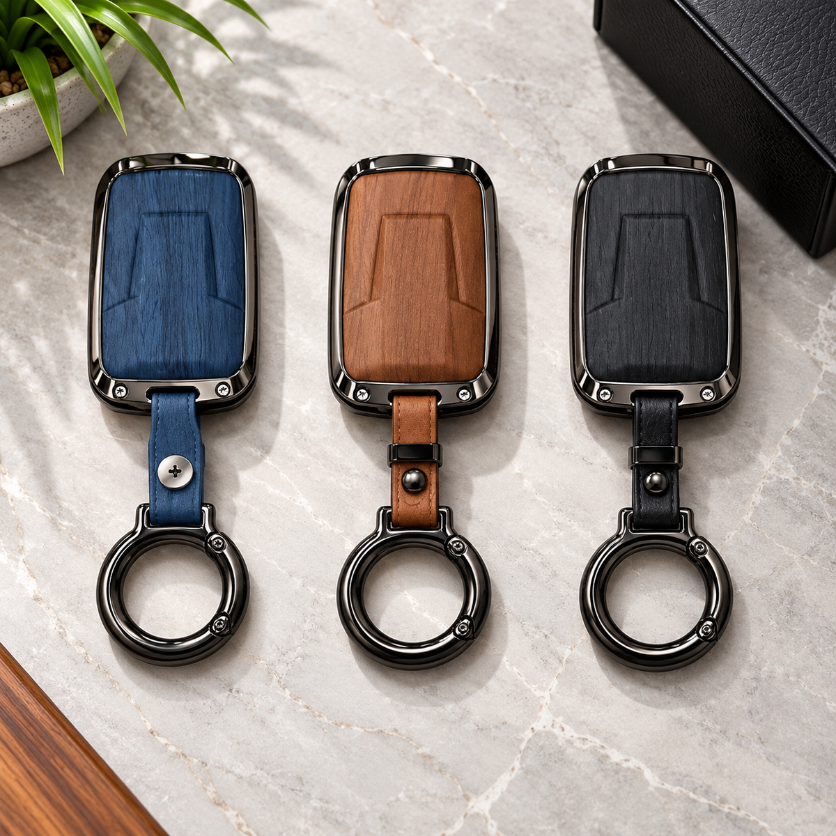 Haval Tank 500 Metal Leather Key Cover - Remote Cover