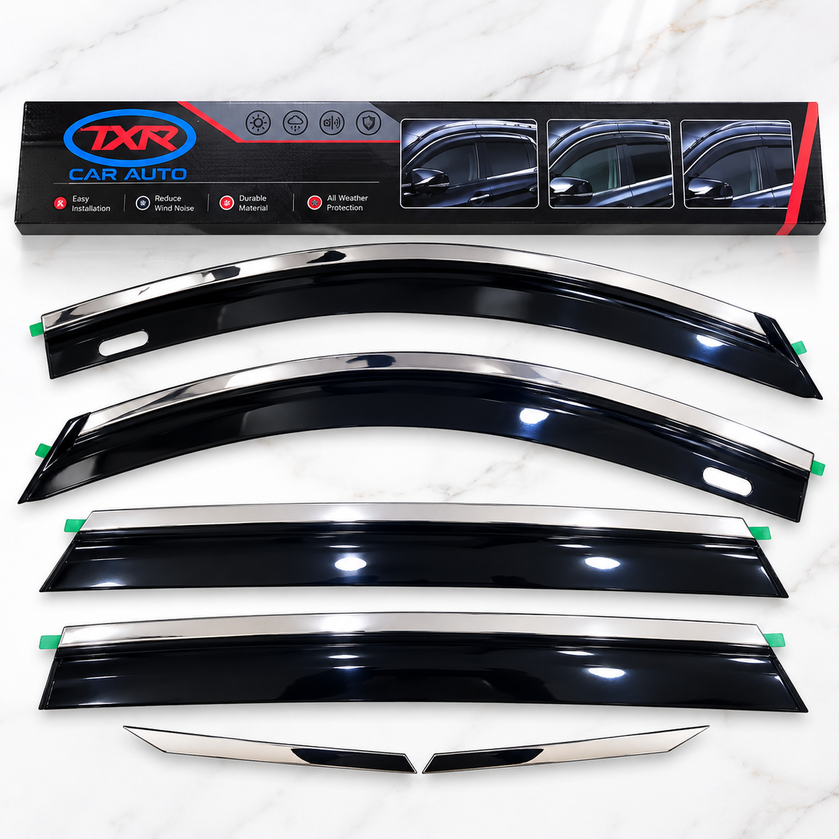 Hyundai Tucson 2018-2024 TXR Air Press Sun Visor With Chrome