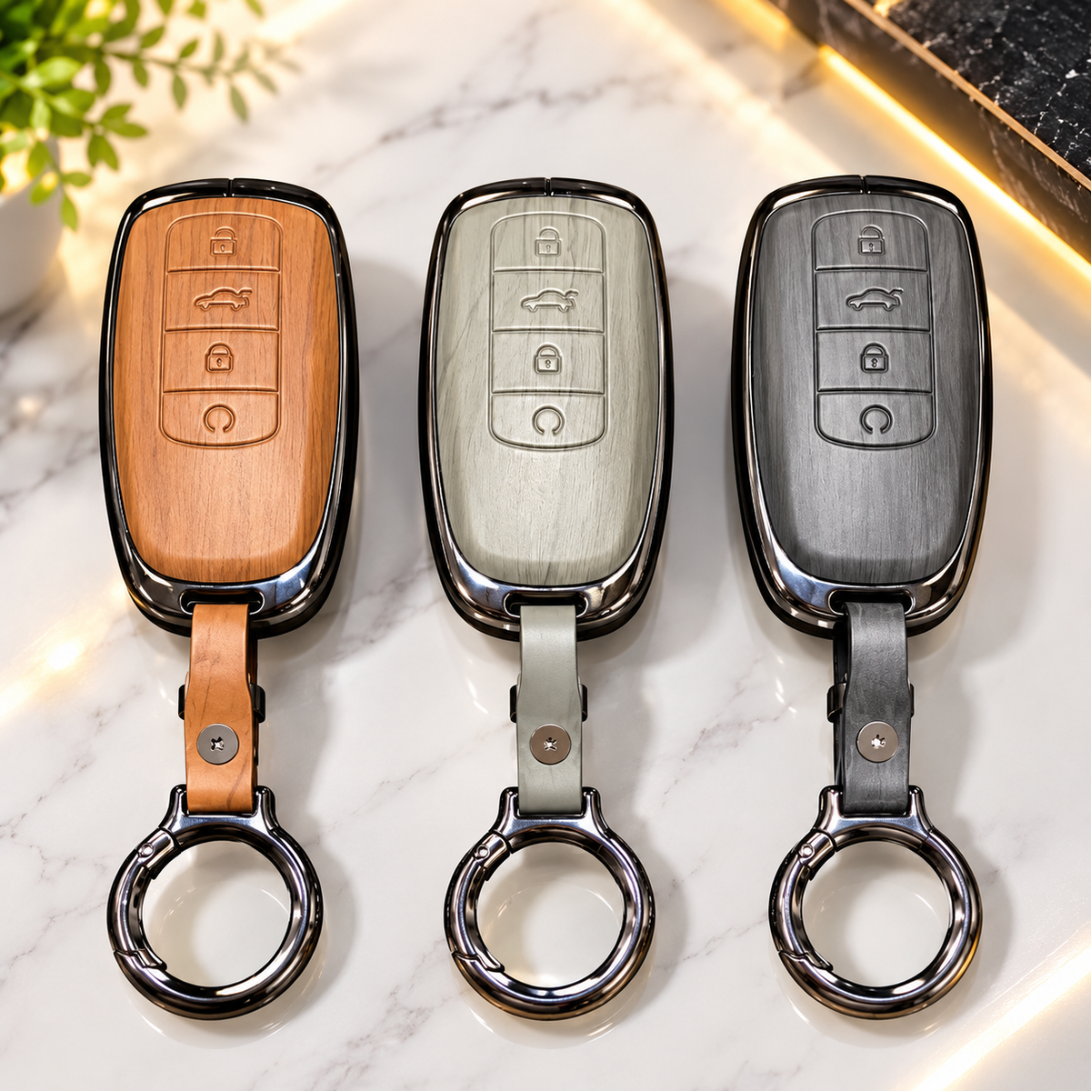 Jaecoo J7 Metal Leather Key Cover/Key Case/Remote Cover