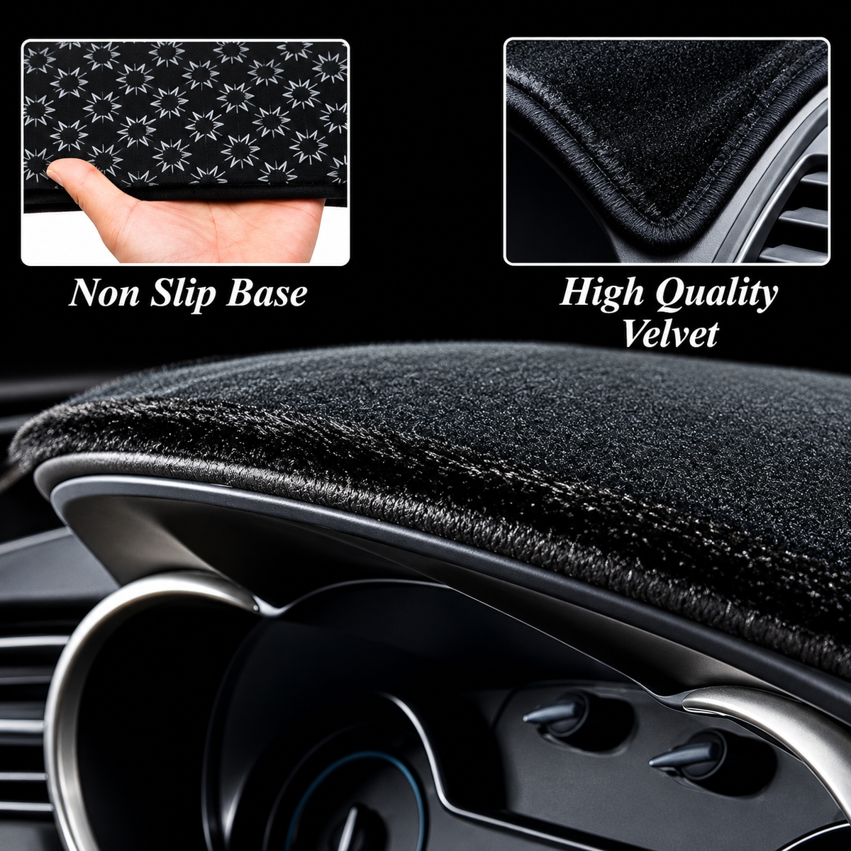 Suzuki Alto 2000–2012 Dashboard Mat Velvet Non-Slip Dash Cover – Custom Fit Sun Protection