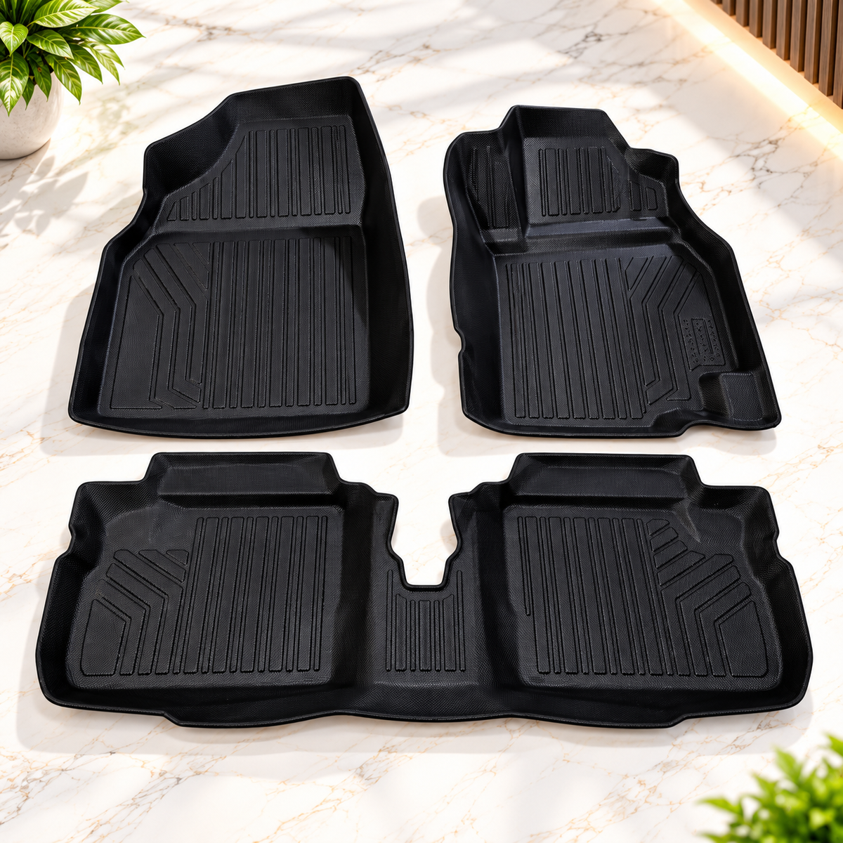 TPE Floor Mats for Suzuki Cultus 2017-2026 – Anti-Slip, Waterproof & Easy to Clean - Car Matts Interior
