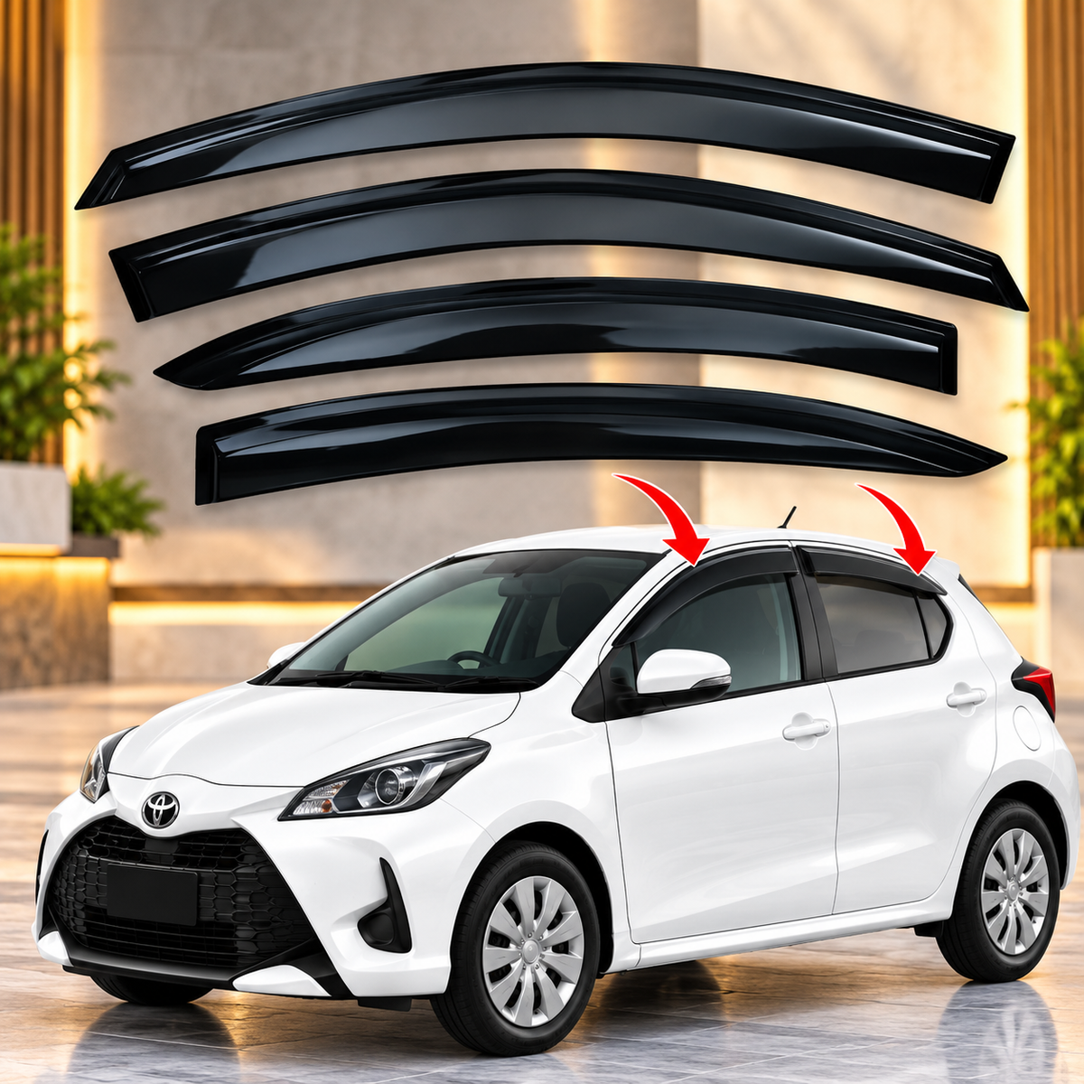 Toyota Yaris Hatchback TXR Air Press Sun Visor