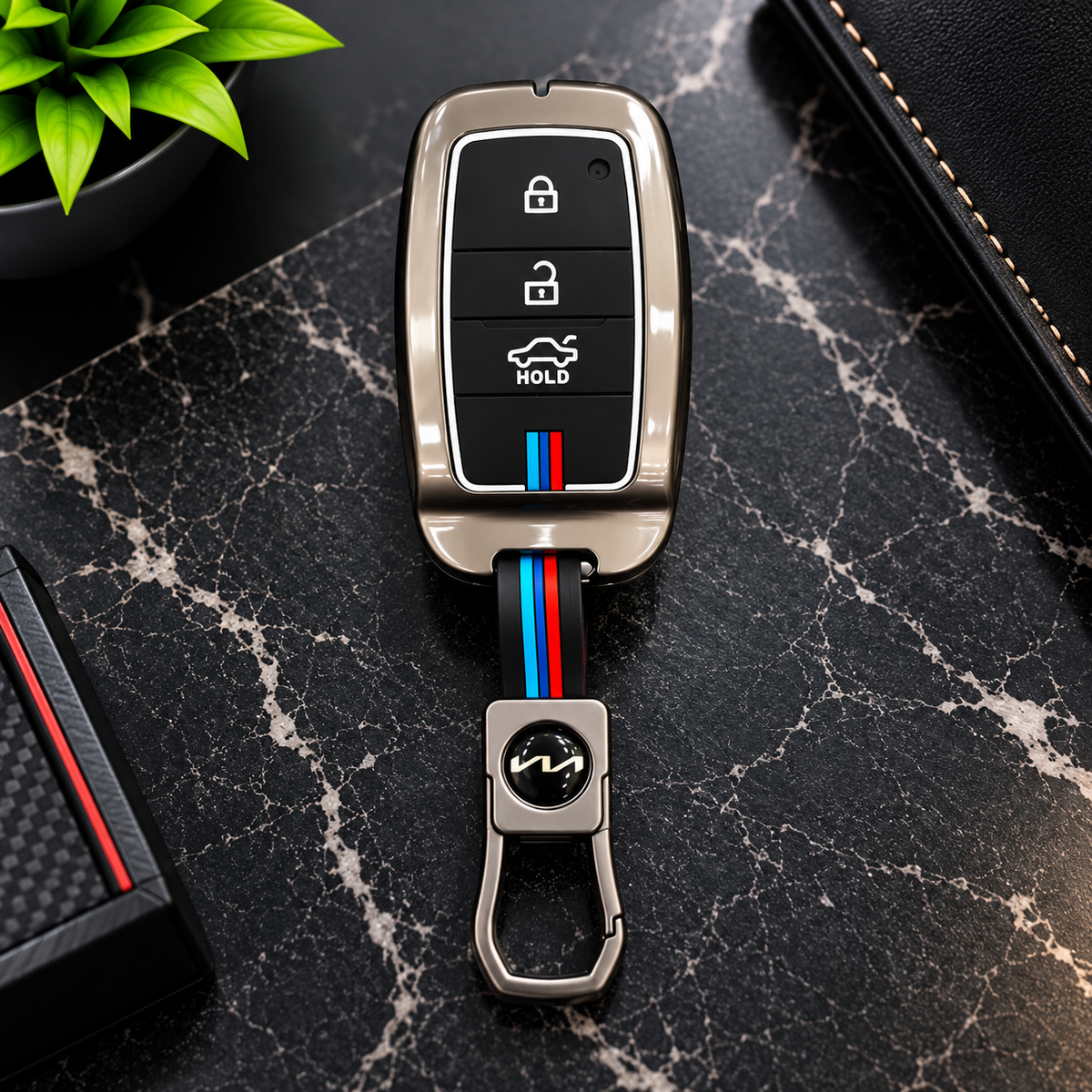 Kia Sportage 2018-2022 BMW Style Metal Key Cover - Remote Cover