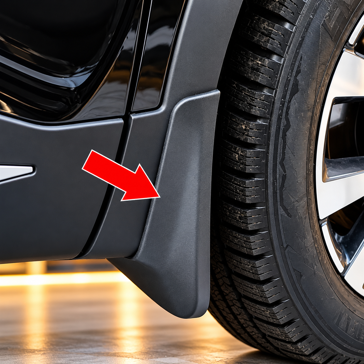 Chery Tiggo 8 Pro 4pcs Black Mud Flaps