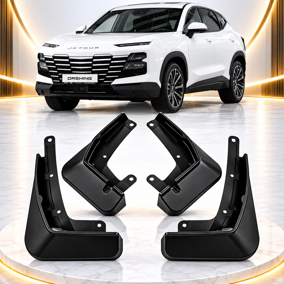 Jetour Dashing 4pcs Black Mud Flaps