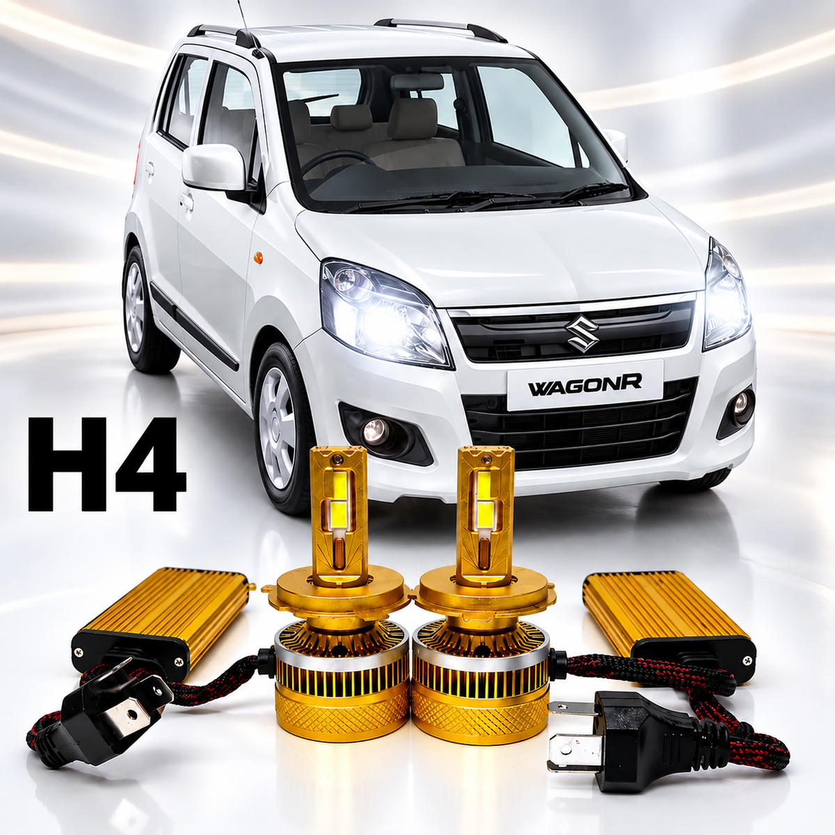 Gallardo 9000W LED Headlight Bulbs 6 Month Warranty H4 Ultra Bright Car Lighting Upgrade
