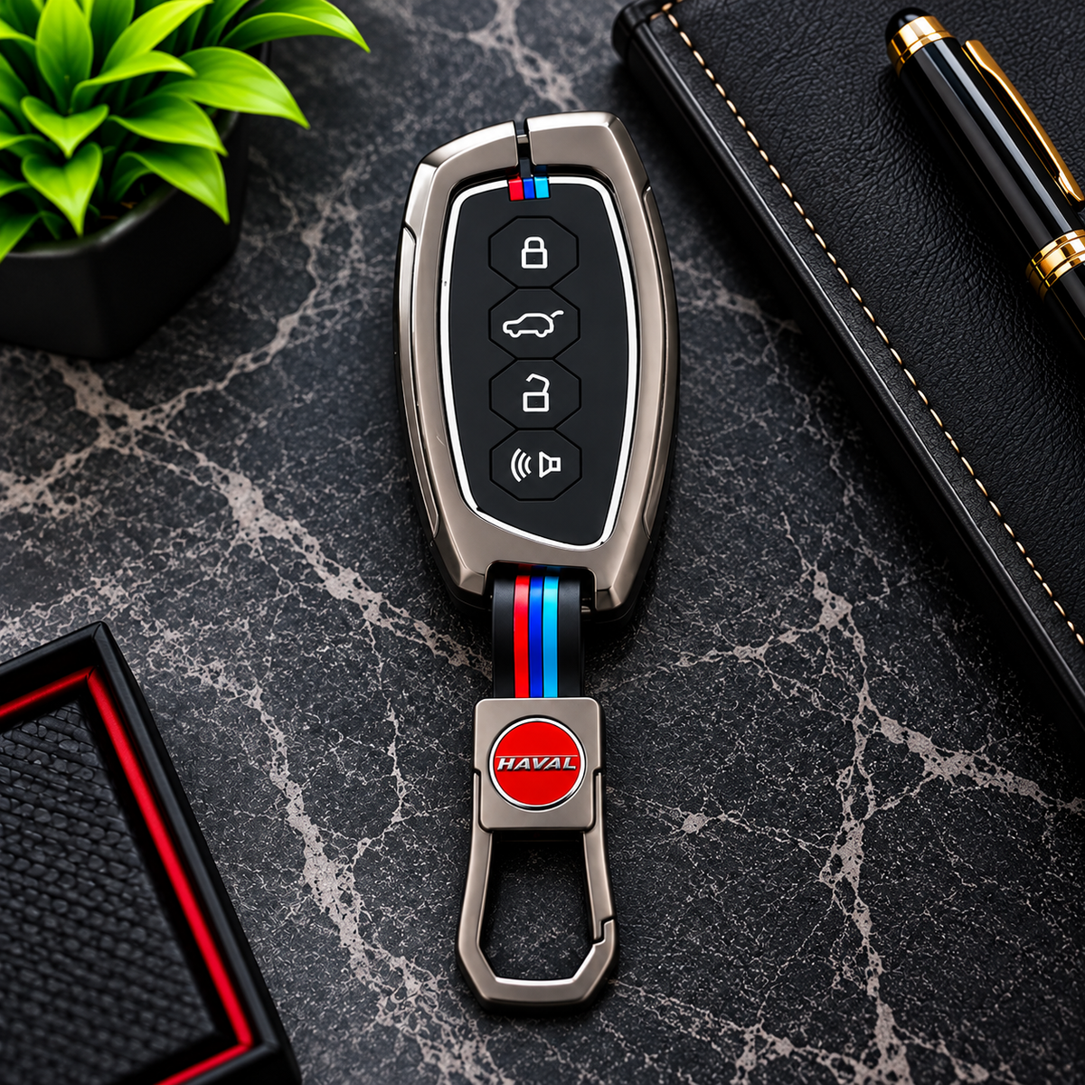 Haval H6 Phev 2025-2026 BMW Style Metal Key Cover - Remote Cover