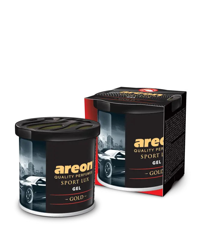 Areon Sport Lux Gel Gold Car & Home Air Freshener

