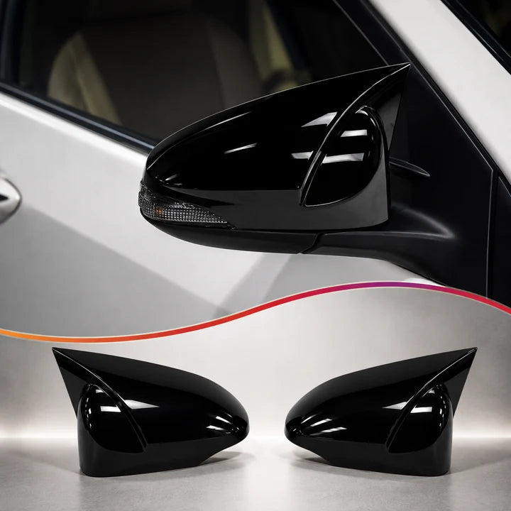 Toyota Yaris 2025-2026 Batman Style Shine Black Side Mirror Covers
