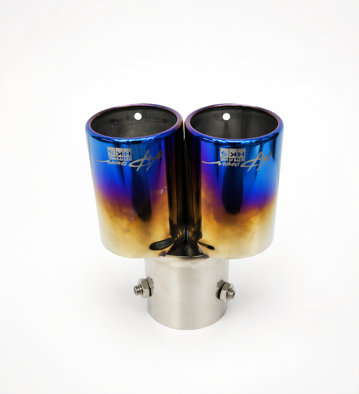 Universal HKS Style Dual Exhaust Silencer Tip Cover