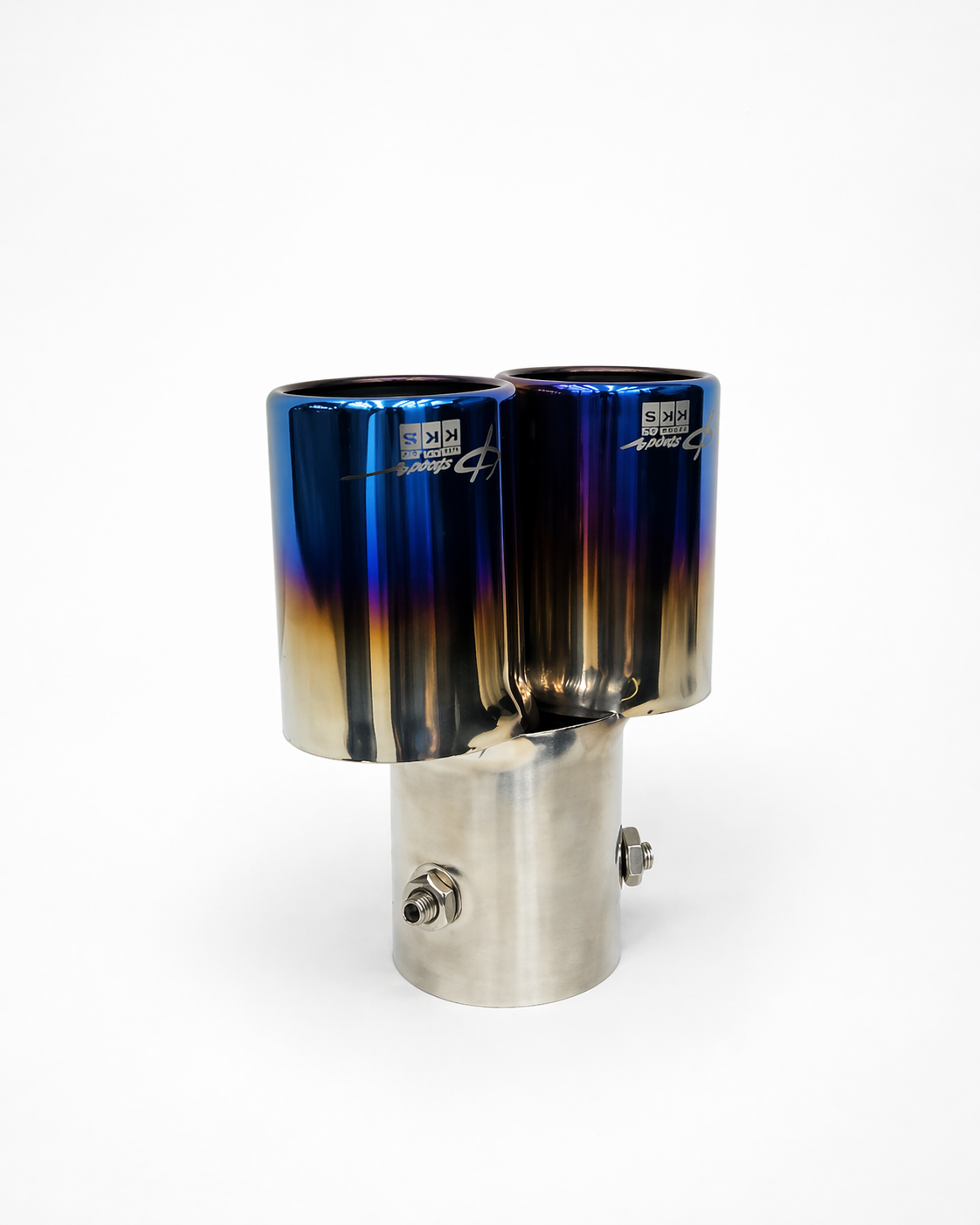 Universal HKS Style Dual Exhaust Silencer Tip Cover