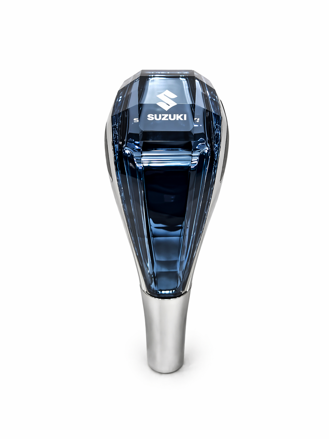 Diamond Style LED Gear Knob with Suzuki Logo – Premium Car Interior Shifter