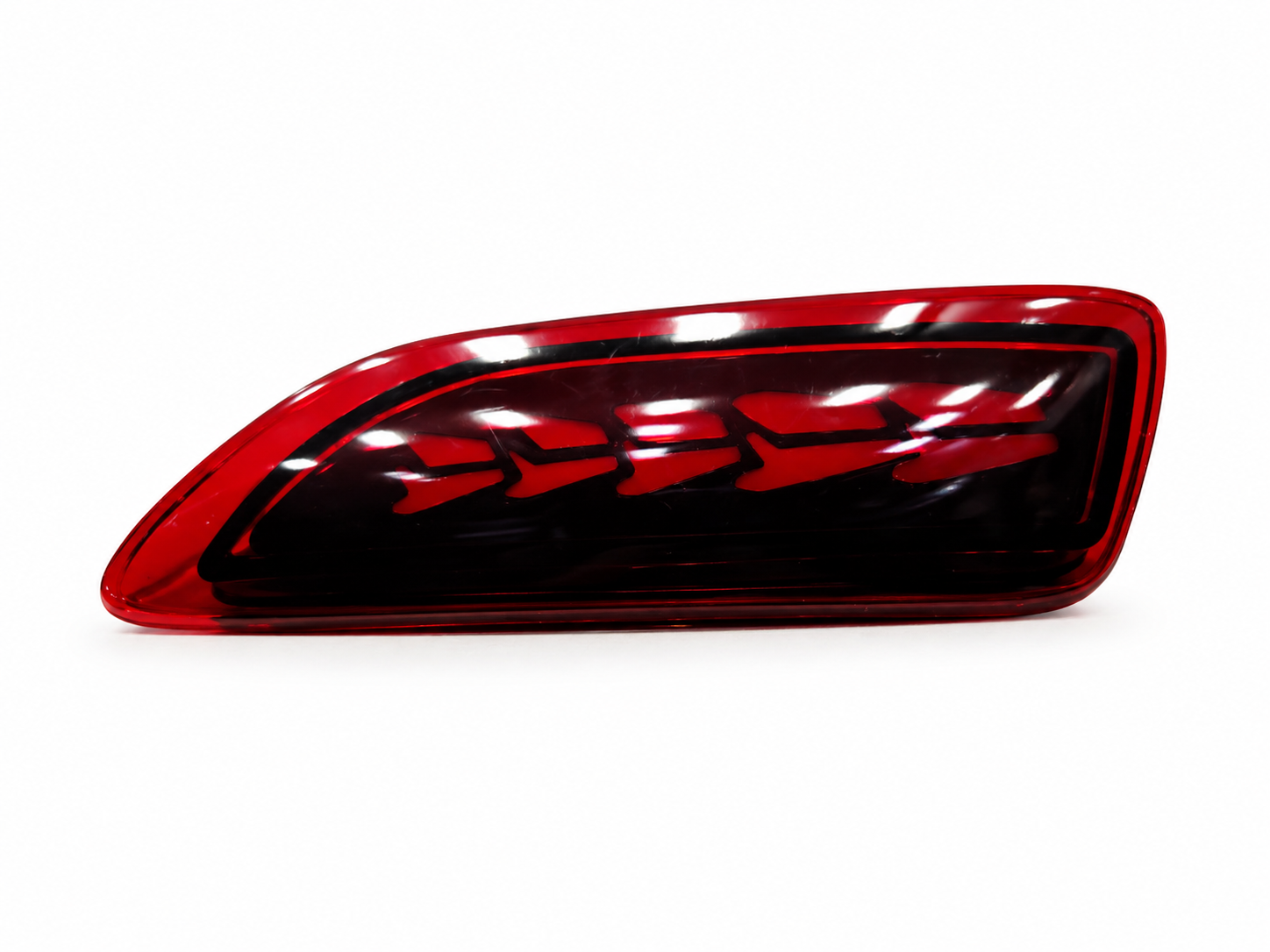 Premium LED Rear Reflector Light Crystal Arrow Style Car Bumper Brake Tail Light Waterproof LED Rear Lamp Upgrade