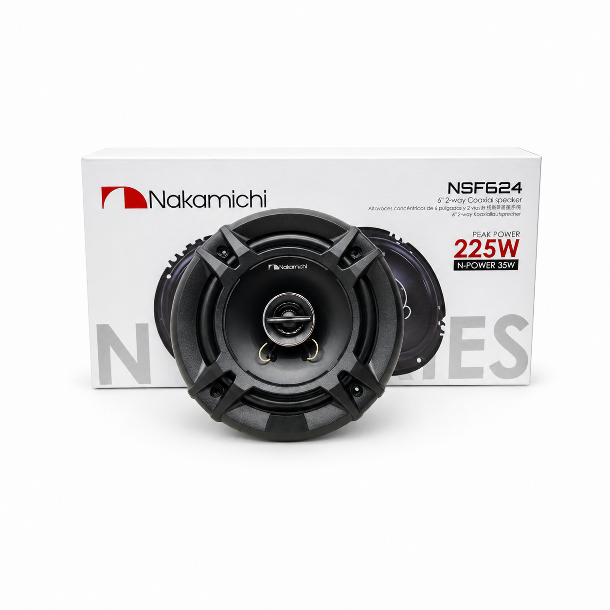 Nakamichi NSF624 6.5 Inch Car Coaxial Speakers | High Bass & Clear Sound Performance