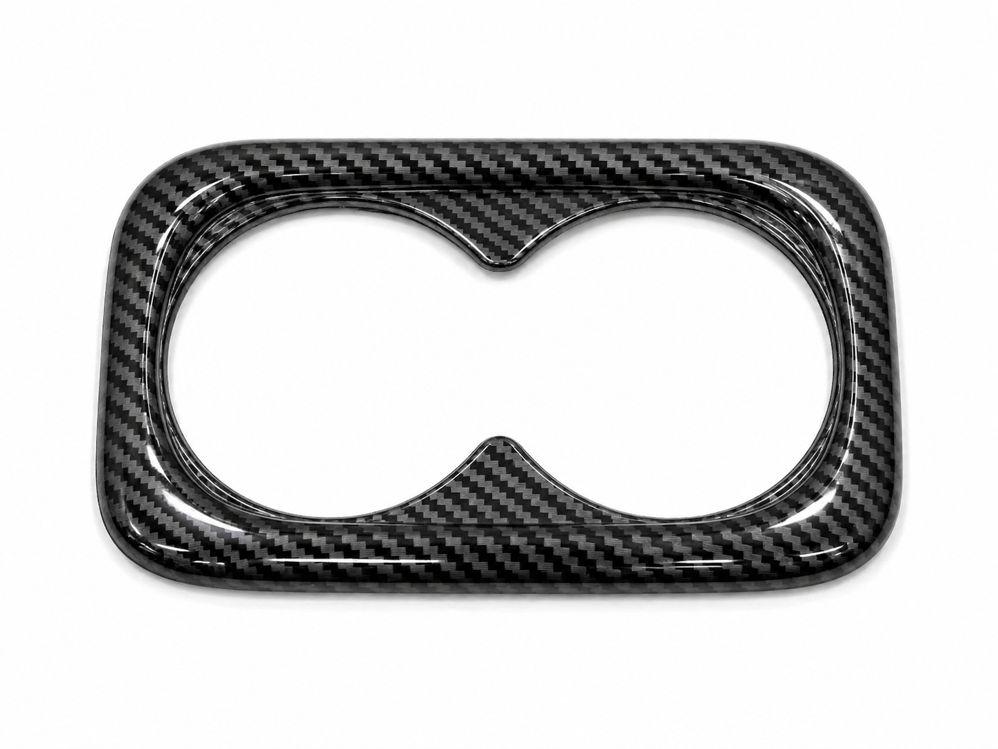 Civic-X Back Seat Cup Holder Carbon Fiber trim