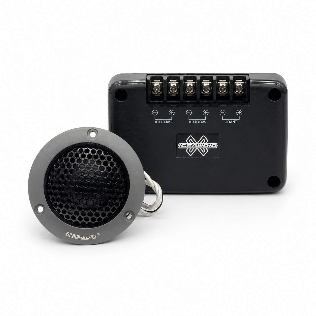 2 Way Component Speaker Set Car Audio System High Performance Tweeter Woofer Kit CFM-65Pro
